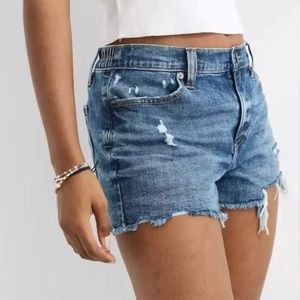 Aerie Frayed Denim Shorts
